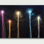 OMAR HASSAN Lights 2022 mixed media cm 180x250